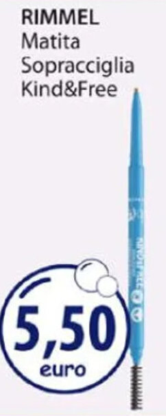 Acqua & Sapone RIMMEL Matita Sopracciglia Kind&Free offerta