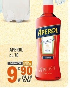 Supermercati Dok Aperol cl.70 offerta