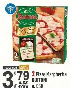 Supermercati Dok Buitoni 2 pizze margherita offerta