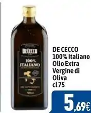 C+C Cash and Carry De cecco 100 % italiano olio extra vergine di oliva offerta
