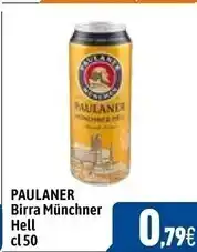 C+C Cash and Carry Paulaner birra munchner hell 50cl offerta