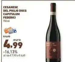 Conad Federici - cesanese del piglio docg capitulum offerta