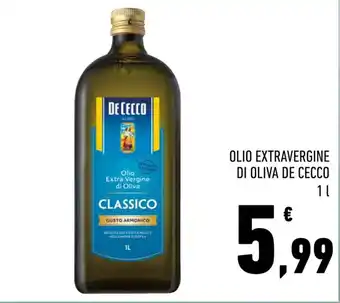 Conad Superstore OLIO EXTRAVERGINE DI OLIVA DE CECCO 1 l offerta