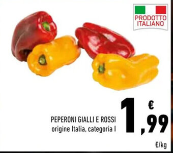 Conad Superstore PEPERONI GIALLI E ROSSI offerta