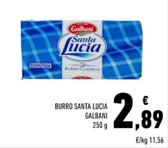 Conad Superstore BURRO SANTA LUCIA GALBANI 250 g offerta