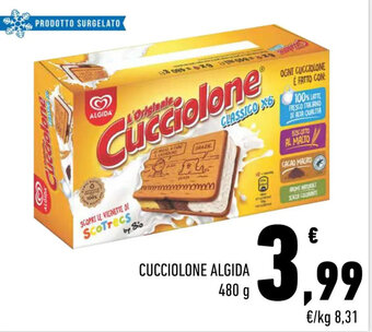 Conad Superstore CUCCIOLONE ALGIDA 480 g offerta