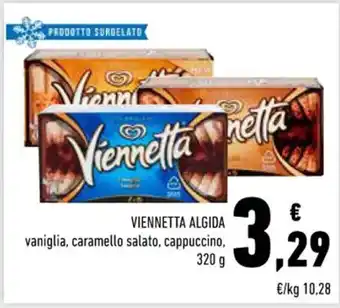 Conad Superstore VIENNETTA VIENNETTA ALGIDA vaniglia, caramello salato, cappuccino, 320 g 320 g offerta