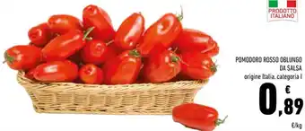 Conad Superstore POMODORO ROSSO OBLUNGO DA SALSA offerta