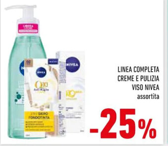 Conad Superstore LINEA COMPLETA CREME E PULIZIA VISO NIVEA assortita offerta