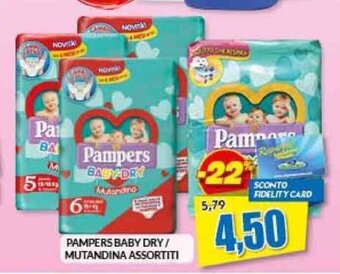 Risparmio Casa PAMPERS BABY DRY/ MUTANDINA ASSORTITI offerta