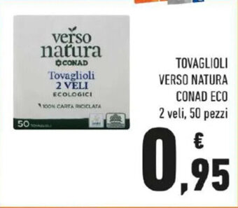 Conad Margherita TOVAGLIOLI VERSO NATURA CONAD ECO 2 veli, 50 pezzi offerta