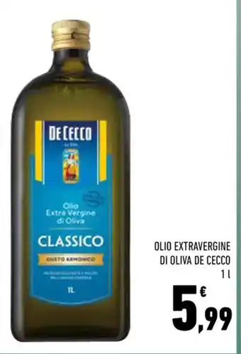 Conad Margherita OLIO EXTRAVERGINE DI OLIVA DE CECCO 1 l offerta