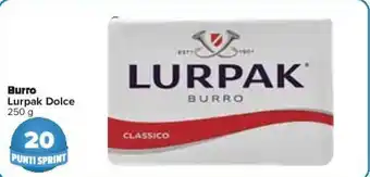Carrefour Burro Lurpak Dolce 250 g offerta