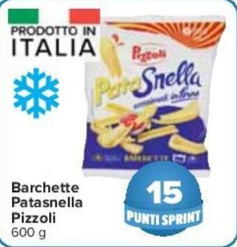 Carrefour Barchette Patasnella Pizzoli 600 g offerta