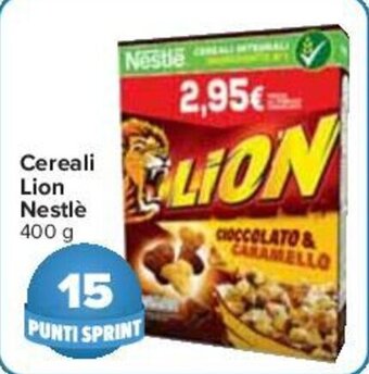 Carrefour Cereali Lion Nestlè 400 g offerta