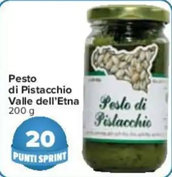 Carrefour Pesto di Pistacchio Valle dell'Etna 200 g offerta