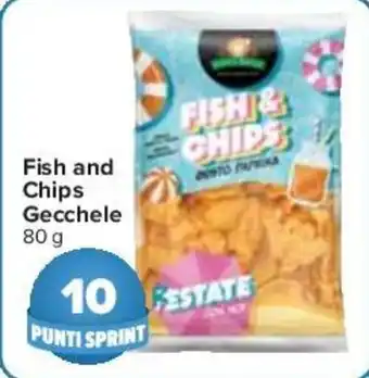 Carrefour Fish and Chips Gecchele 80 g offerta