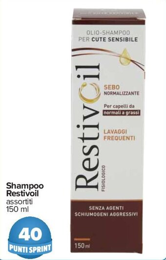 Carrefour Shampoo Restivoil assortiti 150 ml offerta