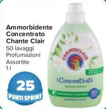 Carrefour Ammorbidente Concentrato Chante Clair 50 lavaggi Profumazioni Assortite 1 l offerta
