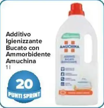 Carrefour Additivo Igienizzante Bucato con Ammorbidente Amuchina 1 l offerta