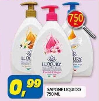 Risparmio Casa LUXURY SAPONE LIQUIDO 750 ML offerta