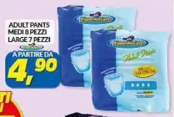 Risparmio Casa ADULT PANTS MEDI 8 PEZZI LARGE 7 PEZZI offerta
