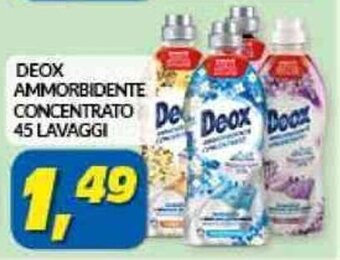 Risparmio Casa DEOX AMMORBIDENTE CONCENTRATO 45 LAVAGGI offerta