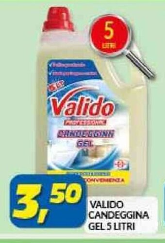 Risparmio Casa VALIDO CANDEGGINA GEL 5 LITRI offerta