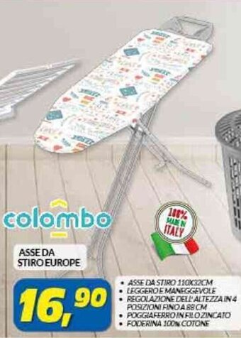 Risparmio Casa colombo ASSE DA STIRO EUROPE offerta