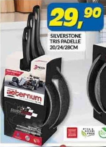 Risparmio Casa SILVERSTONE TRIS PADELLE 20/24/28CM offerta