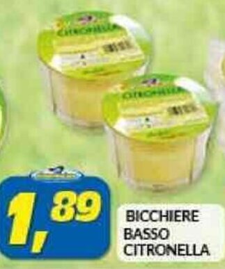 Risparmio Casa BICCHIERE BASSO CITRONELLA offerta