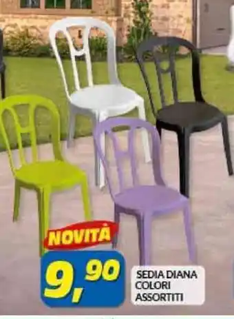Risparmio Casa GIO'STYLE SEDIA DIANA COLORI ASSORTITI offerta