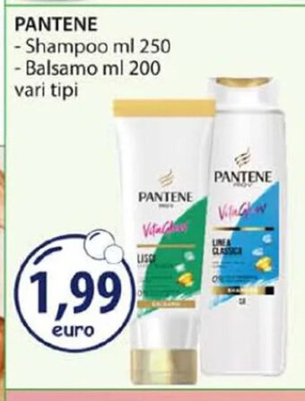 Acqua & Sapone PANTENE - Shampoo ml 250 - Balsamo ml 200 vari tipi offerta