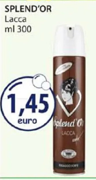 Acqua & Sapone SPLEND'OR Lacca ml 300 offerta
