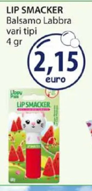 Acqua & Sapone LIP SMACKER Balsamo Labbra vari tipi 4 gr offerta
