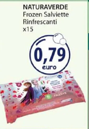 NATURAVERDE Frozen Salviette Rinfrescanti x15