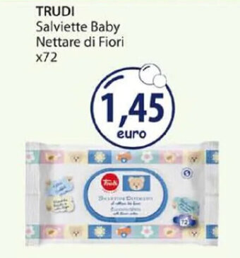 Acqua & Sapone TRUDI Salviette Baby Nettare di Fiori x72 offerta