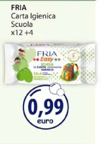 Acqua & Sapone FRIA Carta Igienica Scuola x12+4 offerta