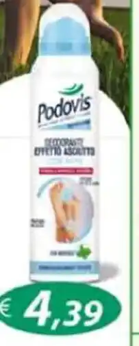 Acqua & Sapone Podovis Deo Efecto Seco 150 Ml Spray offerta