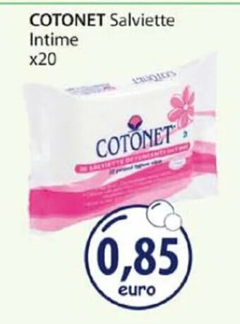 Acqua & Sapone COTONET Salviette Intime x20 offerta