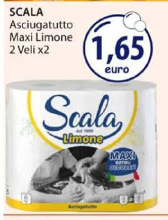 Acqua & Sapone SCALA Asciugatutto Maxi Limone 2 Veli x2 offerta