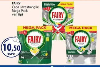 Acqua & Sapone FAIRY Caps Lavastoviglie Mega Pack vari tipi offerta
