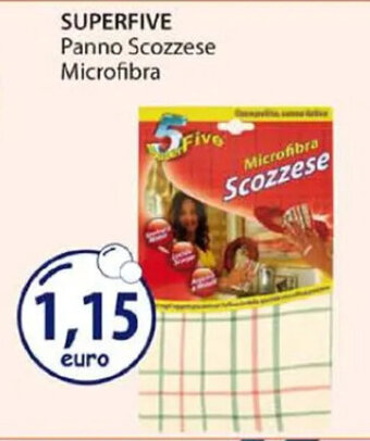Acqua & Sapone SUPERFIVE Panno Scozzese Microfibra offerta