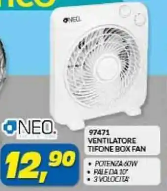 Risparmio Casa NEO VENTILATORE TIFONE BOX FAN offerta