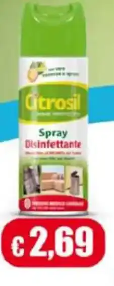 Acqua & Sapone Citrosil Spray Disinfettante offerta