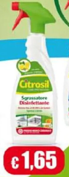 Acqua & Sapone Citrosil Sgrassatore Disinfettante offerta
