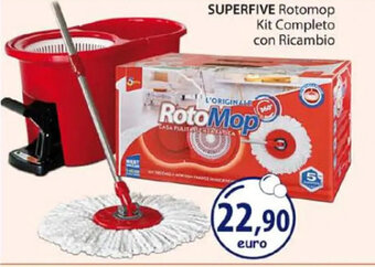 Acqua & Sapone SUPERFIVE Rotomop Kit Completo con Ricambio offerta