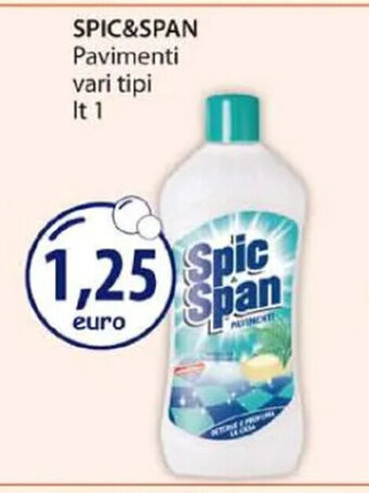 Acqua & Sapone SPIC&SPAN Pavimenti vari tipi It 1 offerta
