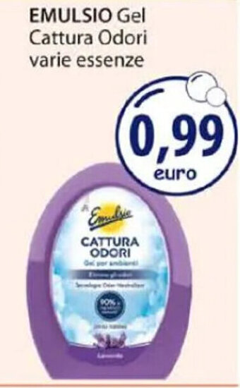 Acqua & Sapone EMULSIO Gel Cattura Odori varie essenze offerta