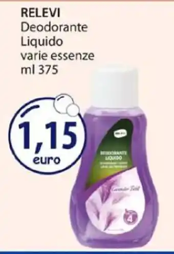 Acqua & Sapone RELEVI Deodorante Liquido varie essenze ml 375 offerta